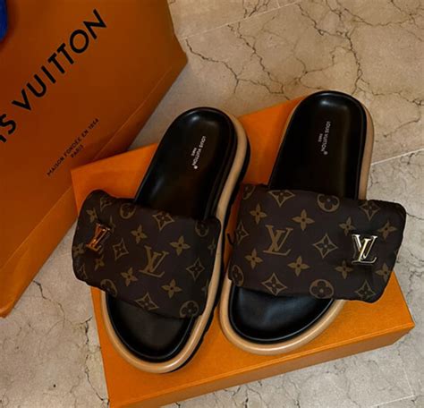 louis vuitton pool slide dupe